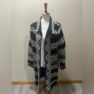 Chicos duster sweater for cold winter weather!